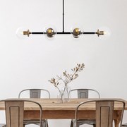 Candeeiro de Teto Fazli – Preto Antigo – 110 x 40 x 35-66 cm