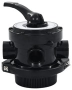 vidaXL Válvula multiportas para filtro de areia ABS 38 mm 4-vias