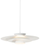 Candeeiro suspenso de design branco com LED regulável em 3 etapas - Pauline Design,Retro