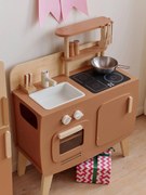 Cozinha design em madeira FSC® caramelo