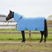 vidaXL Cobertor de Cavalo Aqua Completo Poliéster