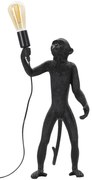CANDEEIRO DE MESA MACACO PRETO CM Ø 26X34X55