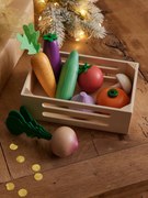 Cesto de legumes, em madeira FSC® madeira