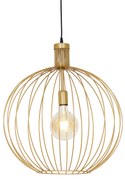 Candeeiro de suspensão de design ouro 50 cm - WIRE DOS Design