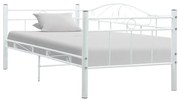vidaXL Estrutura sofá-cama 90x200 cm metal branco