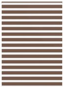 vidaXL Cortina de zebra 165x200 cm largura do tecido 160,9cm poliéster