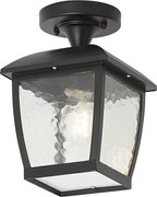 Plafon Clássico Preto IP44 - Leuven
