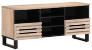 vidaXL Móvel de TV 100x34x46 cm madeira de mangueira maciça