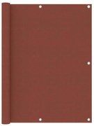 vidaXL Tela de varanda 120x400 cm tecido Oxford terracota