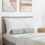 vidaXL Almofadas de Apoio 2 pcs Cinzento-claro Ø 15 x 40 cm