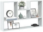 vidaXL Prateleira de parede 99x15x60 cm derivados de madeira branco