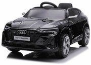Carro elétrico para crianças Audi E-tron Sportback 12V, comando remoto 2,4 GHz, entrada USB/AUX, suspensão, bateria de lítio, luzes LED, 2 motores de