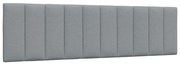 vidaXL Almofadão de cabeceira Hanko 180 cm tecido cinzento-claro