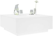 vidaXL Mesa de centro 100x100x40 cm derivados de madeira branco