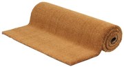 vidaXL Tapete de porta 80x100 cm fibra de coco tufada natural