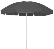 Guarda-sol de praia 240 cm antracite