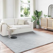 vidaXL Tapete de Pelo Sintético de Coelho Olite Cinzeto 200 x 200 cm