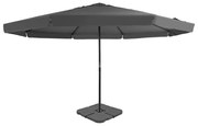 vidaXL Guarda-sol de jardim com base portátil antracite