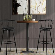 Conjunto de 2 cadeiras de jantar com encosto ergonômico - Cinza