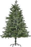 HOMCOM Árvore de Natal Artificial 150 cm, pinheiro artificial com 444 pontas, 3 formatos de folhas, retardante de chamas, com suporte metálico para interior | Aosom Portugal