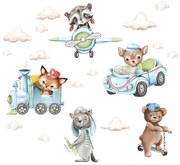 Autocolantes - Animais e veículos