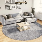 vidaXL Tapete shaggy de pelo alto PAMPLONA Ø 280 cm azul