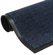 vidaXL Tapete controlo de pó retangular tufado 60x90 cm azul
