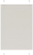 vidaXL Cinzento Luz Plissada Cega 85x150 cm Largura Tecido 84,4 cm