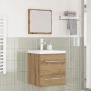 vidaXL Conjunto de Móveis para Banheiro 2 pcs Carvalho Artesanal