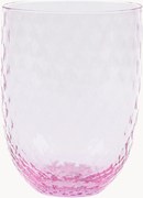 Copos de vidro artesanal Harlequin, conjunto de 6