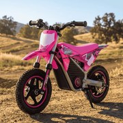 Mini moto elétrica para crianças Minicross electrica 250W 12/12"  Warrior MX-E250 Rosa