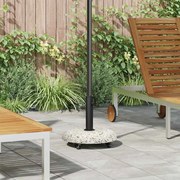 vidaXL Base de Parasol com Rodas para Postes de 37/42/52/58mm Multicolorido Concreto