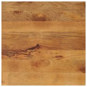 vidaXL Tampo de mesa quadrado 70x70x2,5 cm mangueira maciça
