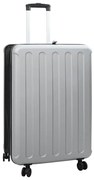 vidaXL Mala Dobravel Dura 28'' Prata 50x30x76 cm ABS