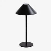 Lâmpada De Mesa Led Sem Fios Em Ferro Nebida Preto - Sklum