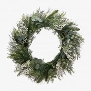 Coroa Decorativa De Natal Ø60 Cm Danuy Erva Verde - Sklum