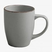Pack De 2 Chávenas De Café 34 Cl Em Grés Ronilena Cinzento Golfinho - Castanho - Sklum