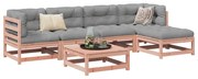 vidaXL 6 pcs conj. sofás jardim madeira abeto-de-douglas
