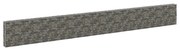 vidaXL Muro gabião com tampas aço galvanizado 900x30x100 cm