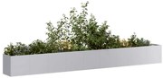 vidaXL Planter 360x40x40 cm aço galvanizado