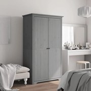 vidaXL Roupeiro BODO 99x53,5x173 cm madeira de pinho maciça cinzento