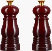 Moinhos de sal e pimenta com moedor de cerâmica Creuset, conjunto de 2