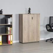 Estante/Arquivador "Biblioteca" - Nogueira Claro - 72x109x34cm - Desig