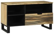 vidaXL Armário de armazenamento de mídia Castanho 80 x 33.5 x 46 cm