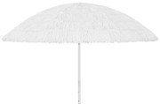 Guarda-sol de praia Hawaii 300 cm branco
