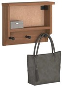 Cabide de parede SANDNES 45x12x35 cm Pinho de madeira maciça