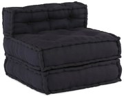 vidaXL Pufe modular 70x70x54 cm tecido antracite