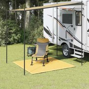 vidaXL Tapete de campismo para tenda 200x200 cm bege