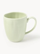 Canecas de porcelana com relevo Sali, conjunto de 4