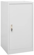 vidaXL Armário para selas 53x53x105 cm aço cinza-claro
